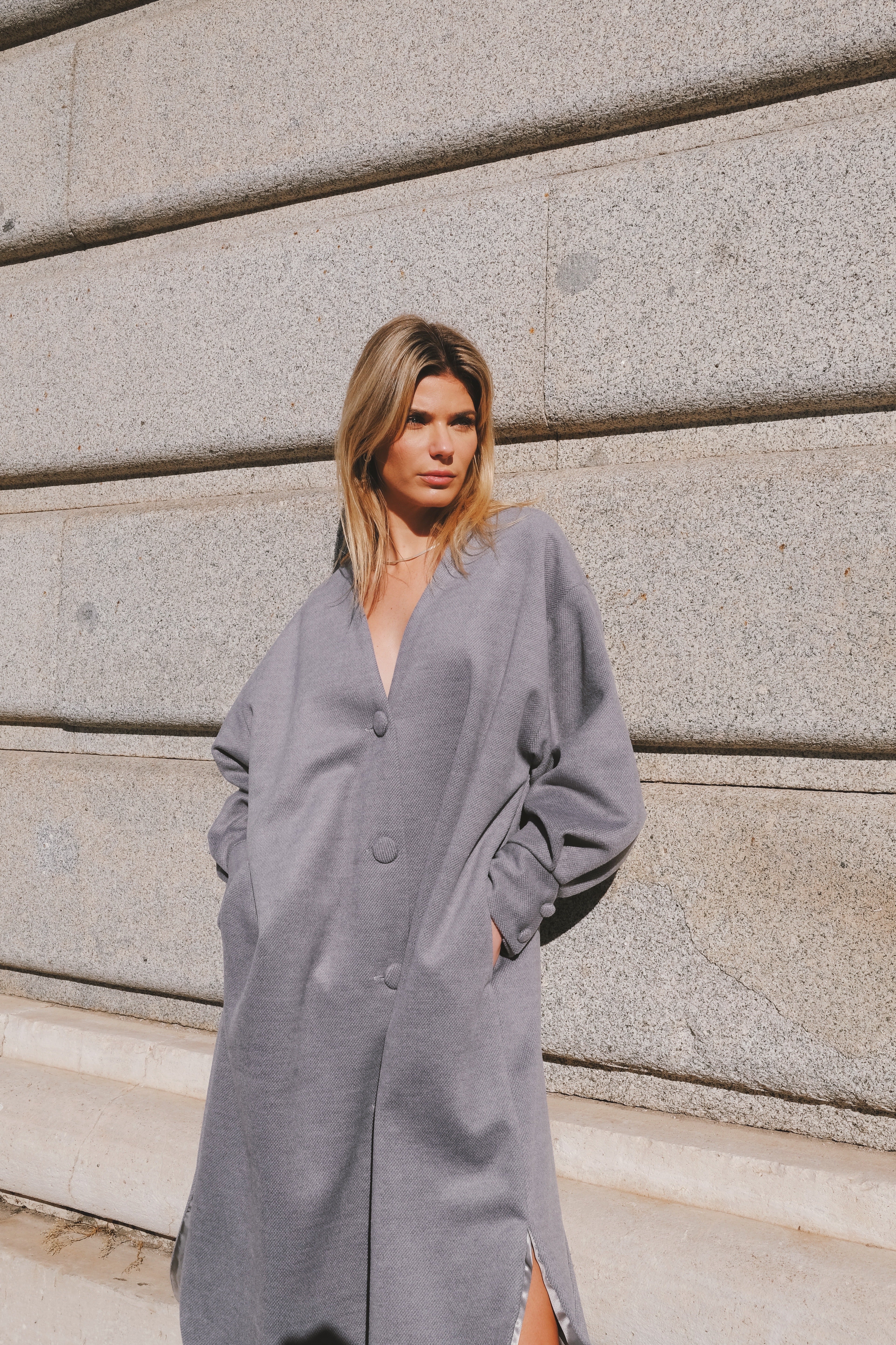 PRE ORDER - Oversized Minimalist Wool Coat