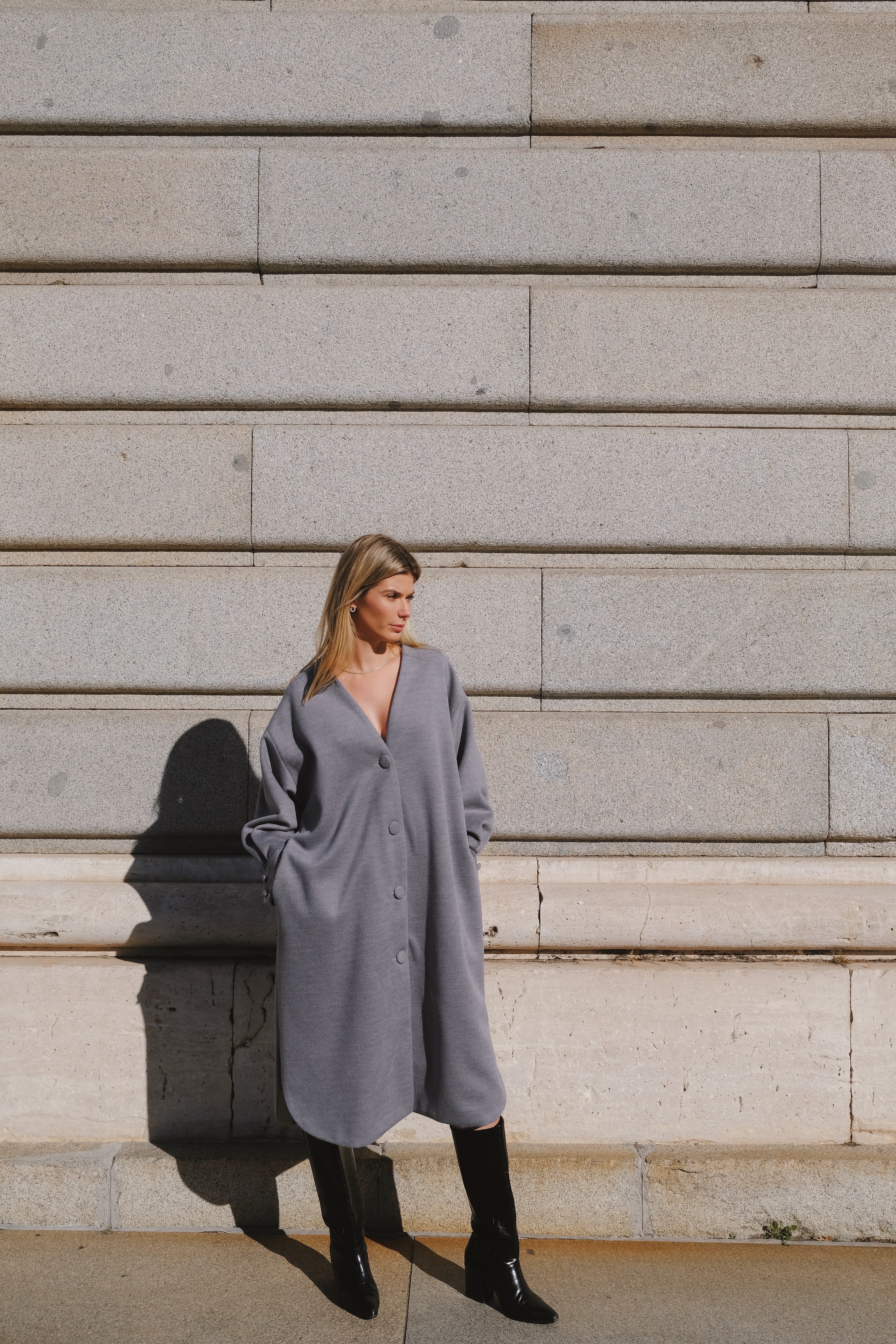 PRE ORDER - Oversized Minimalist Wool Coat